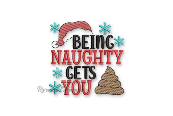 Being Naughty Gets You: A Christmas Embroidery Review