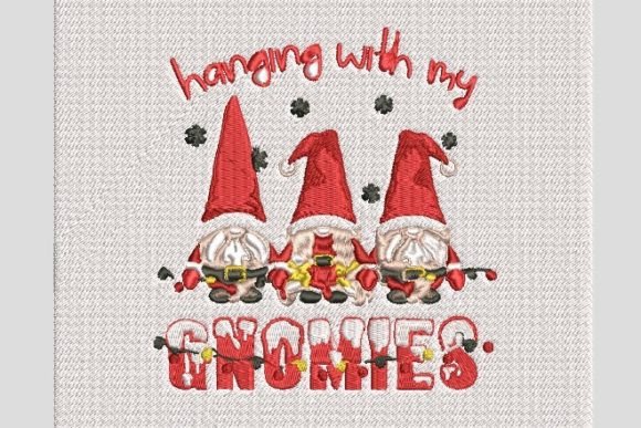 Christmas Hanging with Gnomies Design Review
