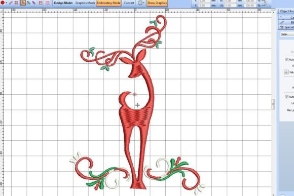 Reindeer Design: A Seasonal Embroidery Review