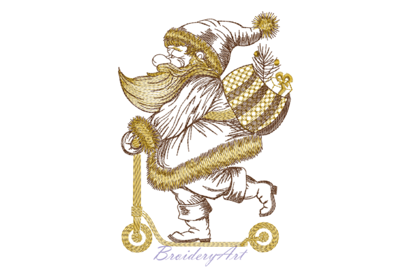 Santa Delivery: A Festive Embroidery Review for Sellers