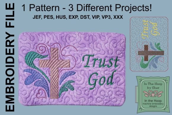 Trust God Mug Rug: A Seasonal Design Review
